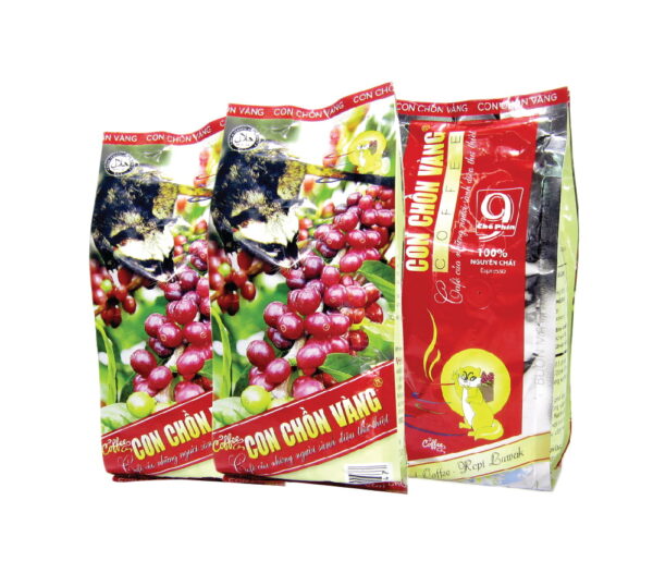 Cà Phê Rang Xay Chế Phin Số 9 Con Chồn Vàng - Túi 500Gr - Hình ảnh 2