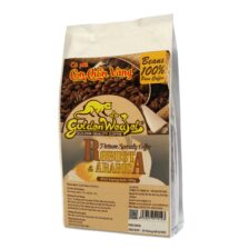 咖啡混合罗布斯塔和阿拉比卡纯烤豆 - 500Gr 袋 - 金黄鼠狼