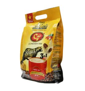 三合一速溶咖啡 - 金鼬C7咖啡 - 黄色袋子包含 50 包 - HUCAFOOD Co., Ltd