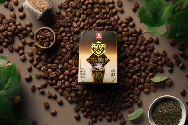 Cà Phê Hòa Tan Sữa Đá - ALY COFFEE – Hộp 10gói x 25gr