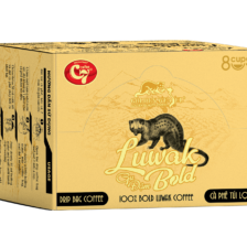 Cà phê túi lọc chồn cao cấp Bold - Golden Weasel - Hộp 8 gói x 10gr (80gr)